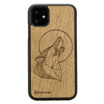 iPhone 11 Wolf Oak Wood Case