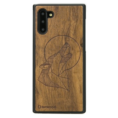 Samsung Galaxy Note 10 Wolf Imbuia Wood Case