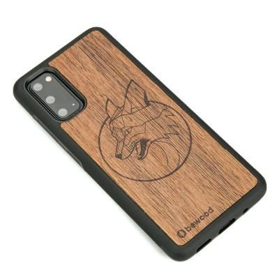 Samsung Galaxy S20 Fox Merbau Wood Case