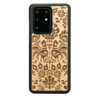 Samsung Galaxy S20 Ultra Polski Folk Anigre Wood Case