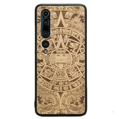 Xiaomi Mi 10 Aztec Calendar Anigre Wood Case