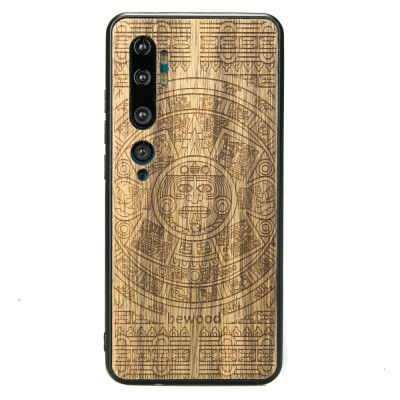 Xiaomi Mi Note 10 / Note 10 Pro Aztec Calendar Frake Wood Case