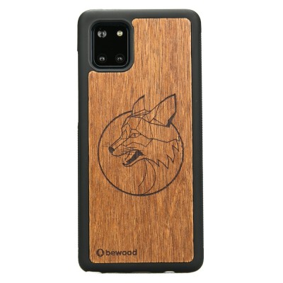 Samsung Galaxy Note 10 Lite Fox Merbau Wood Case