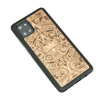 Samsung Galaxy Note 10 Lite Aztec Calendar Anigre Wood Case