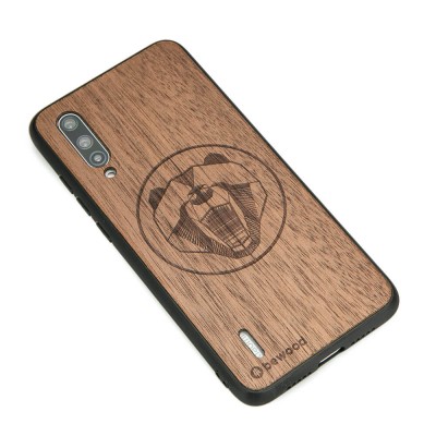 Xiaomi Mi 9 Lite Bear Merbau Wood Case