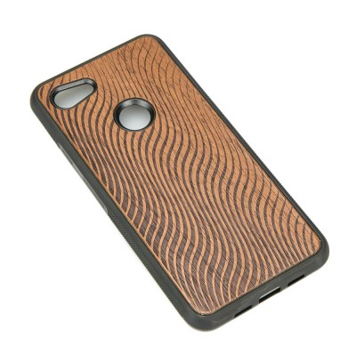 Google Pixel 3A XL Waves Merbau Wood Case