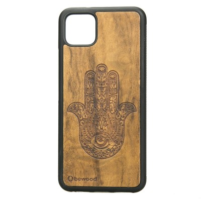 Google Pixel 4 Hamsa Imbuia Wood Case