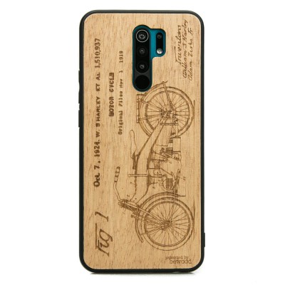 Xiaomi Redmi 9 Harley Patent Anigre Wood Case