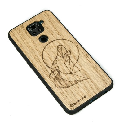 Xiaomi Redmi Note 9 Wolf Oak Wood Case