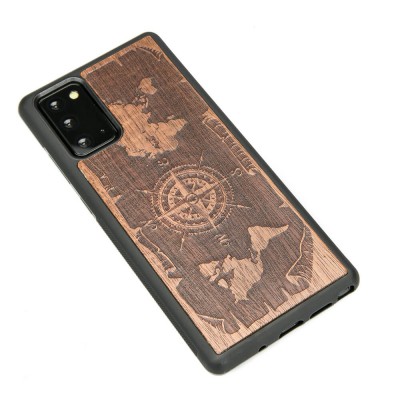 Samsung Galaxy Note 20 Compass Merbau Wood Case