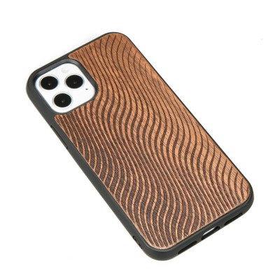 Apple iPhone 12 / 12 Pro Waves Merbau Wood Case