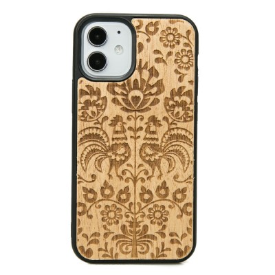 Apple iPhone 12 Mini Polski Folk Anigre Wood Case