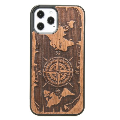 Apple iPhone 12 Pro Max Compass Merbau Wood Case