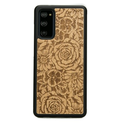 Samsung Galaxy S20 FE Roses Anigre Wood Case