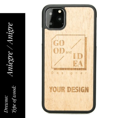 Personalized Wooden Case  Own Engraving  Design