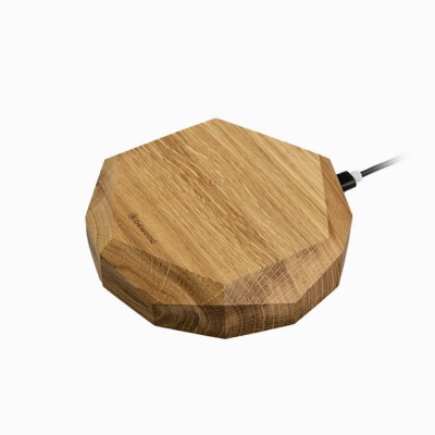 Wireless Charger Bewood Geometric QI 15W Oak