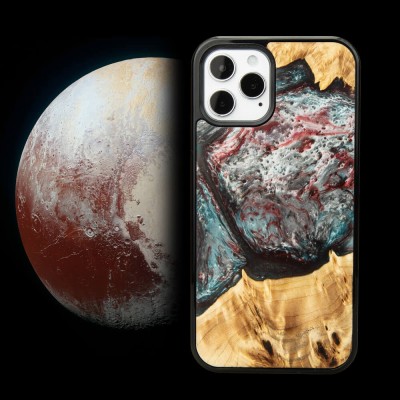 Bewood Unique Resin Case  Planets  Pluto  Dwarf Planet