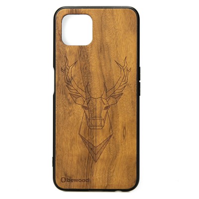 OPPO Reno 4 Z Deer Imbuia Wood Case