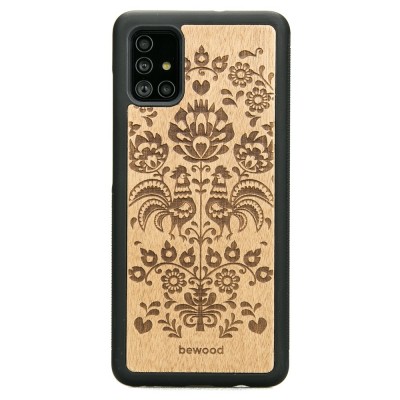 Samsung Galaxy A71 5G Polski Folk Anigre Wood Case