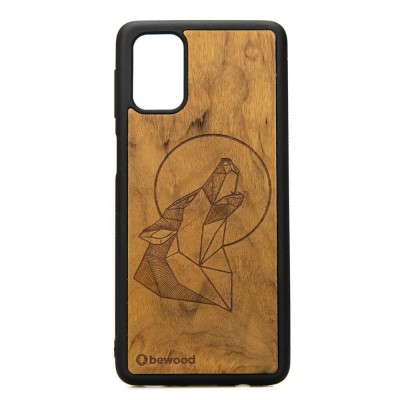 Samsung Galaxy 31s Wolf Imbuia Wood Case