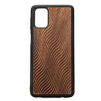 Samsung Galaxy 31s Waves Merbau Wood Case