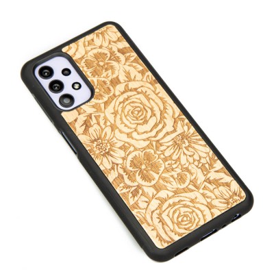 Samsung Galaxy A32 5G Roses Anigre Wood Case