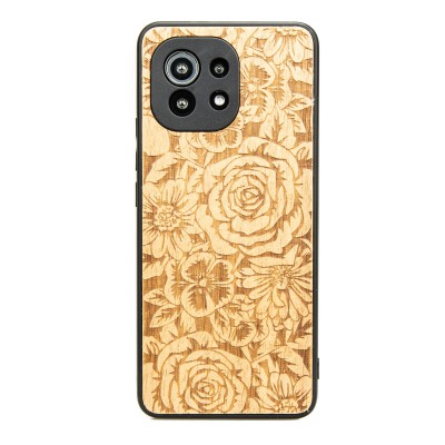 Xiaomi Mi 11 Lite Roses Anigre Wood Case