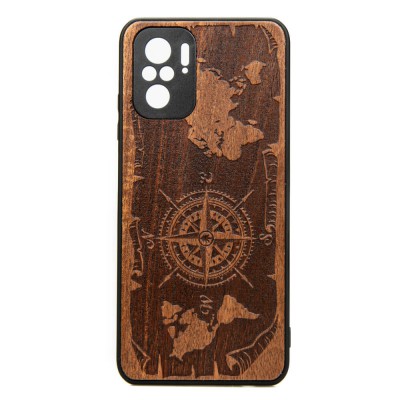 Xiaomi Redmi Note 10 Compass Merbau Wood Case