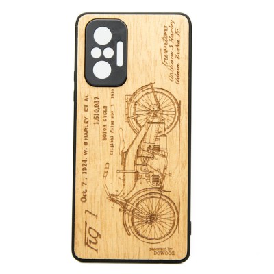 Xiaomi Redmi Note 10 Pro Harley Patent Anigre Wood Case
