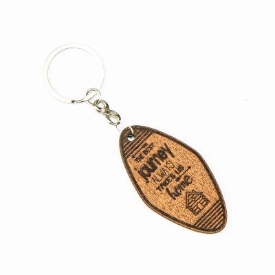 Wooden Keychain Basic Journey Merbau