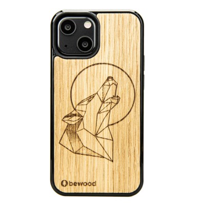 Apple iPhone 13 Mini Wolf Oak Wood Case