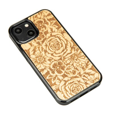 Apple iPhone 13 Mini Roses Anigre Wood Case