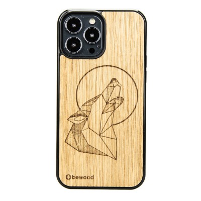 Apple iPhone 13 Pro Max Wolf Oak Wood Case