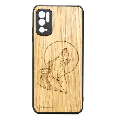 Xiaomi Redmi Note 10 5G Wolf Oak Wood Case