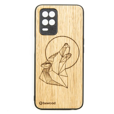 Xiaomi Realme 8 5G Wolf Oak Wood Case