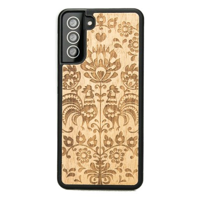 Samsung Galaxy S21 FE Polski Folk Anigre Wood Case