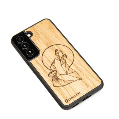Samsung Galaxy S22 Wolf Oak Wood Case