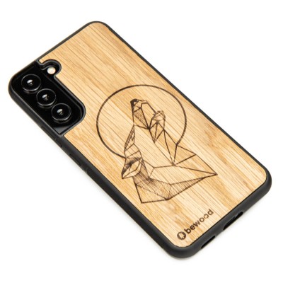 Samsung Galaxy S22 Plus Wolf Oak Wood Case
