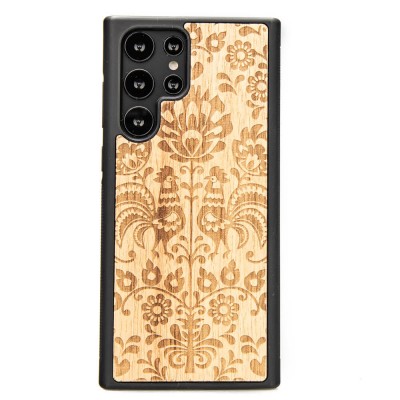 Samsung Galaxy S22 Ultra Polski Folk Anigre Wood Case
