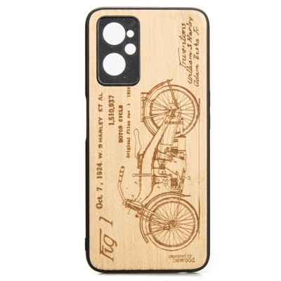 Realme 9i Harley Patent Anigre Wood Case