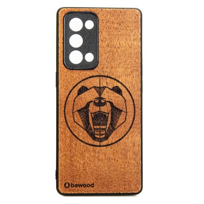 Oppo Reno 6 Pro Bear Merbau Wood Case