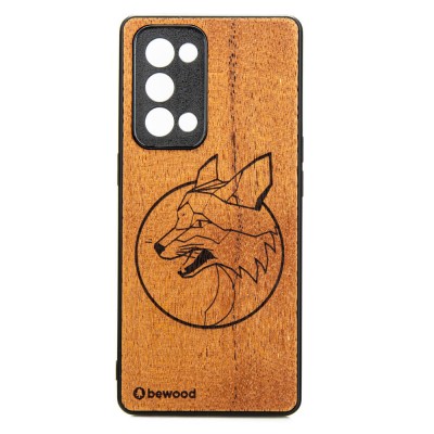 Oppo Reno 6 Pro Fox Merbau Wood Case