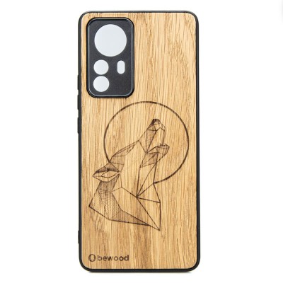 Xiaomi 12 Pro Wolf Oak Wood Case