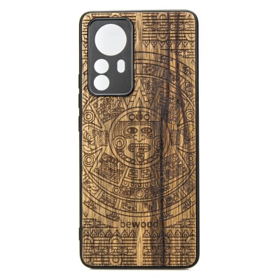 Xiaomi 12 / 12X Aztec Calendar Frake Wood Case