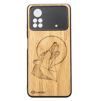 POCO X4 Pro 5G Wolf Oak Wood Case
