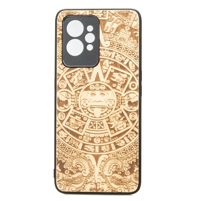 Realme GT 2 Pro Aztec Calendar Anigre Wood Case