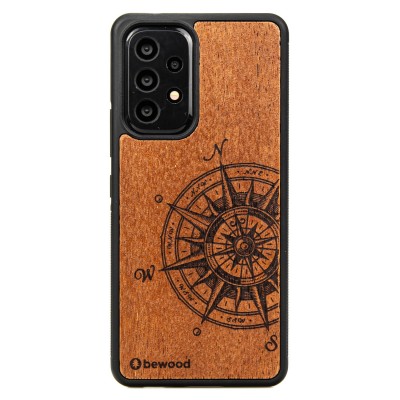 Drewniane Etui na Samsung Galaxy A53 5G TRAVELER MERBAU