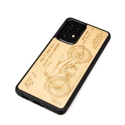 Samsung Galaxy A13 4G Harley Patent Anigre Wood Case