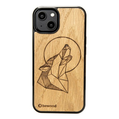 Apple iPhone 14 Wolf Oak Bewood Wood Case