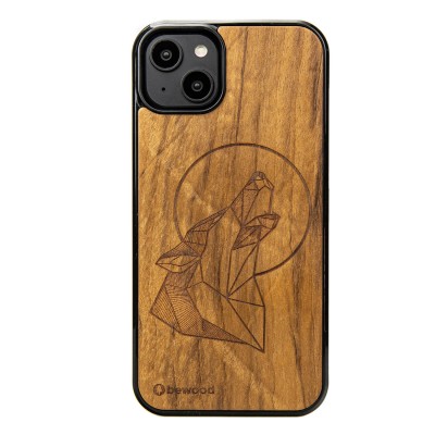 Apple iPhone 14 Plus Wolf Imbuia Bewood Wood Case